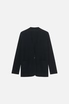 mdiane 100% wool jacket black woman