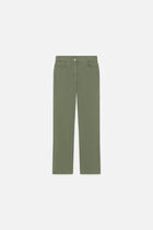 Pcomolong trousers khaki green woman