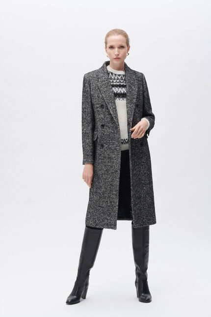 Ganix coat dark grey woman