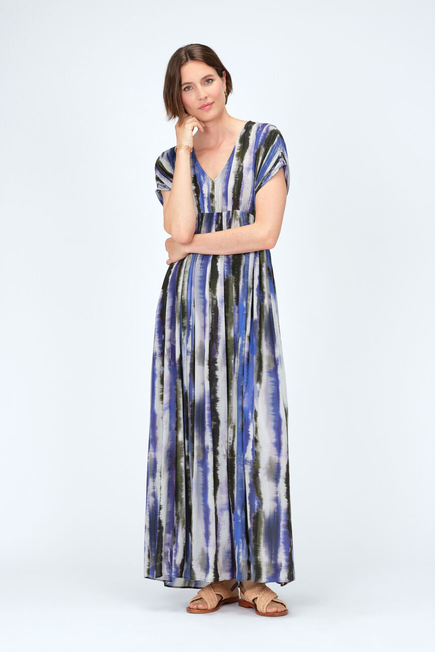 Robe robra bleu turquoise femme