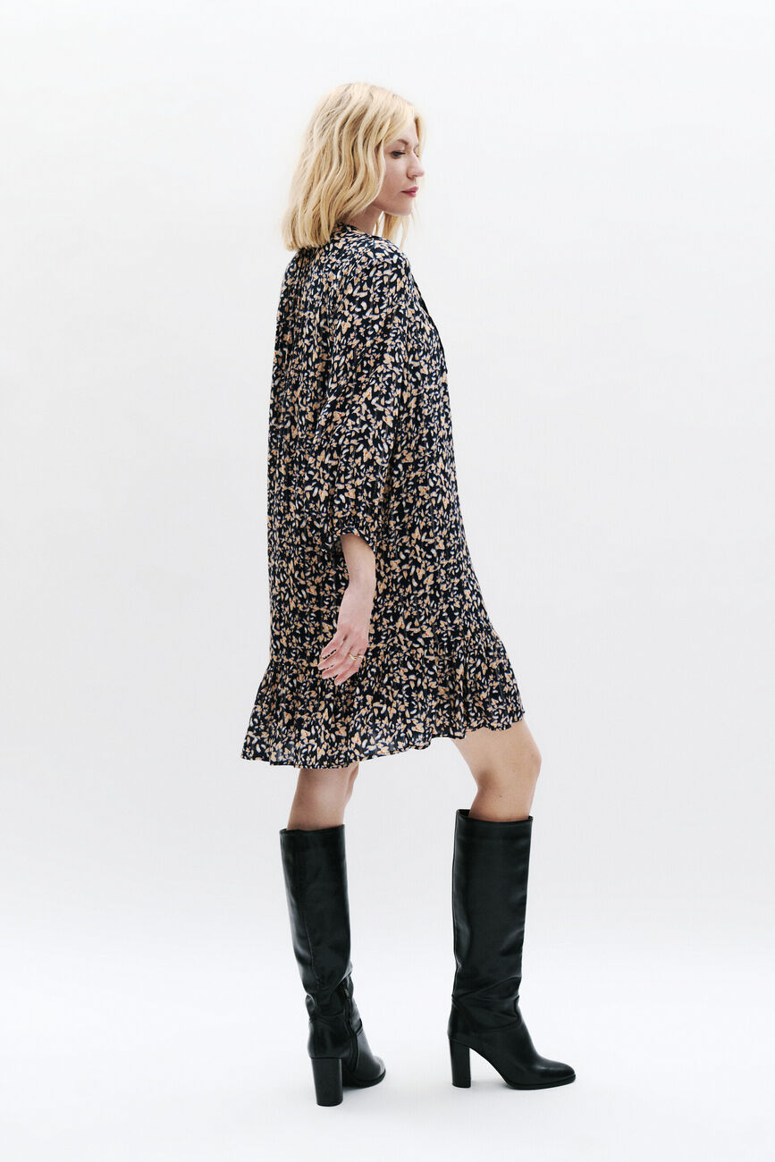 Robe Galilee bleu marine femme