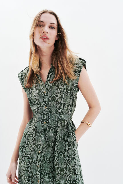 Abito Rloly verde cachi donna