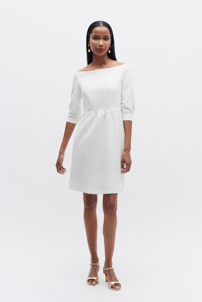 Robe mars blanc femme