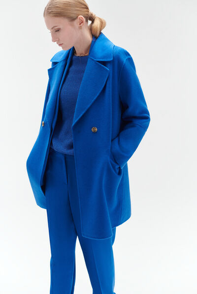 cappotto william elektroblau donna