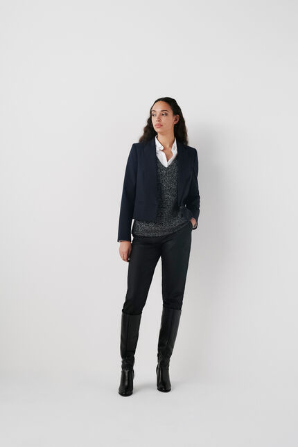 Veste vphare bleu marine femme