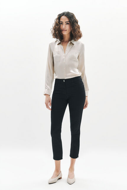 pantacourt mason noir femme