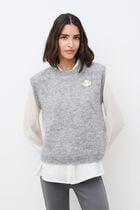 Mluigi sweater grey woman