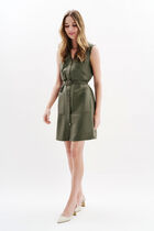 Rlaurny dress khaki green woman