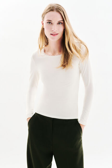 T-shirt Teva ecru femme