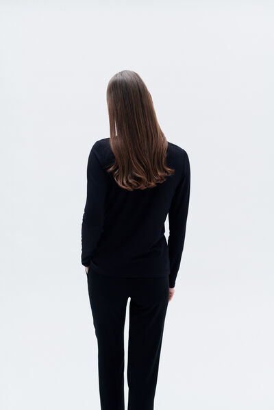 T-shirt tany noir femme