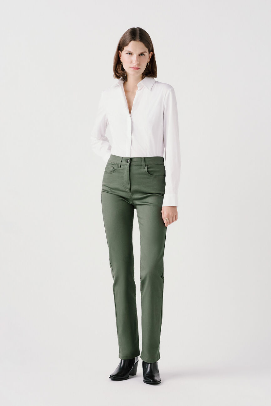 Prayanoc trousers khaki green woman