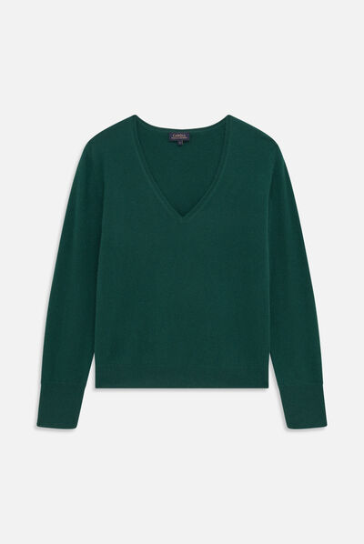 Pull marianne vert fonce femme