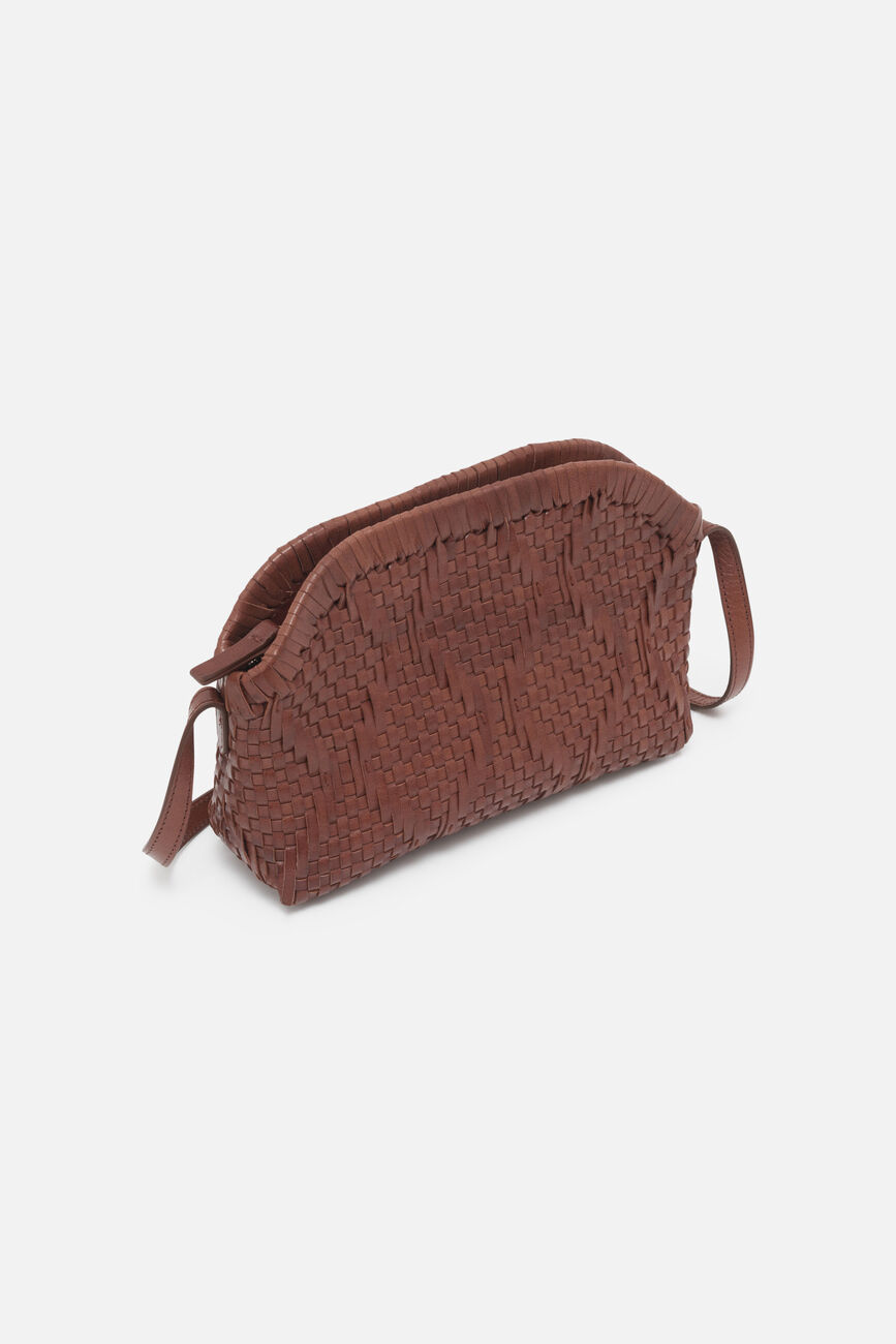 Sac sidonie 100 % cuir camel femme