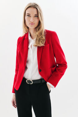 Veste Vauroc rouge femme