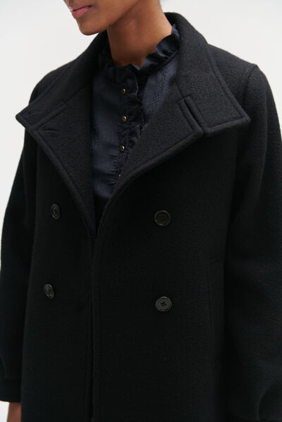 manteau mathilde noir femme noir femme