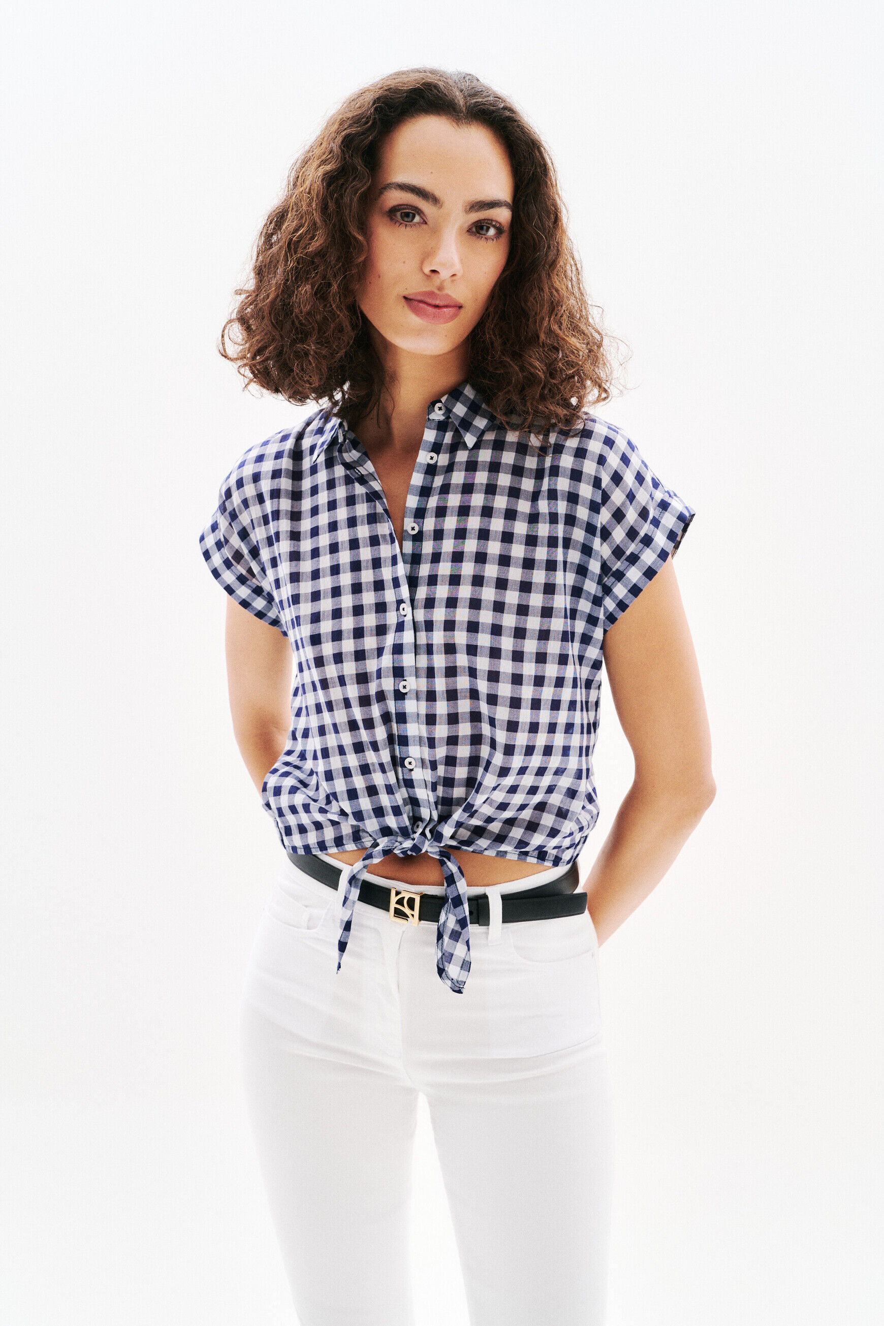 Chemise Clivio bleu marine femme