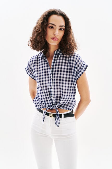 Hemd Clivio marineblau damen