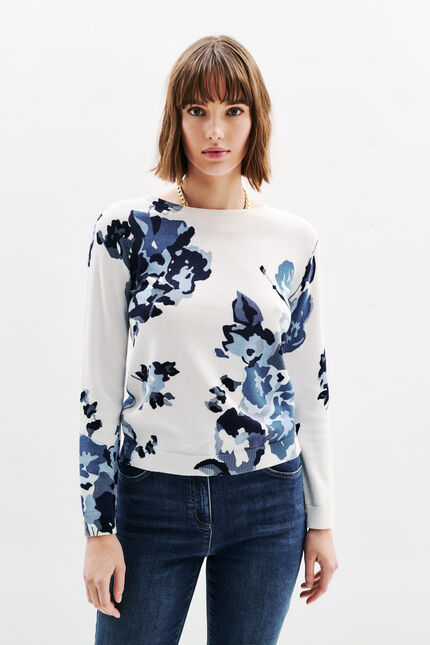 Trui Mluke blauw vrouw