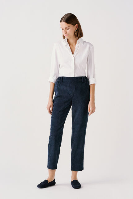 Pantalon Pnoora bleu marine femme