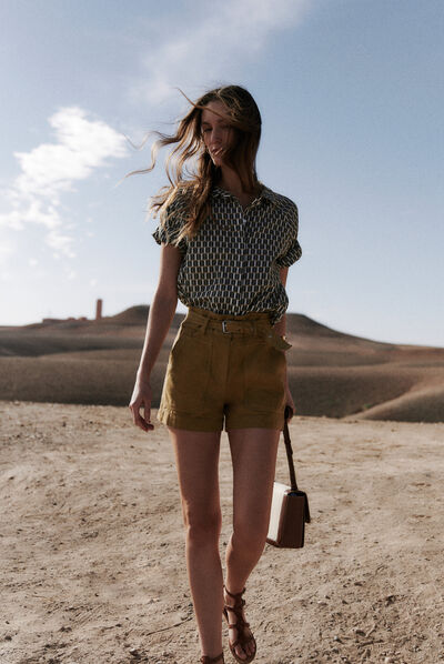 short casual bazzano taupe femme