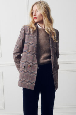 Veneziana jacket camel woman