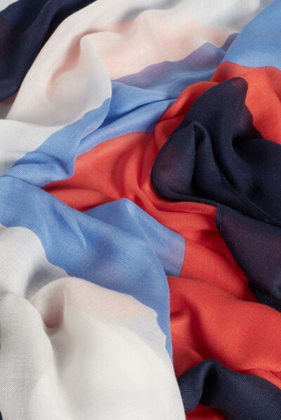 foulard mathilde bleu fonce femme