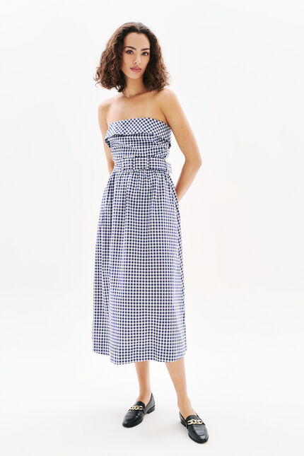 Robe Rlydia bleu marine femme