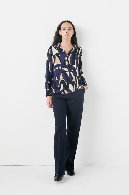 Blouse lovely2 bleu marine femme