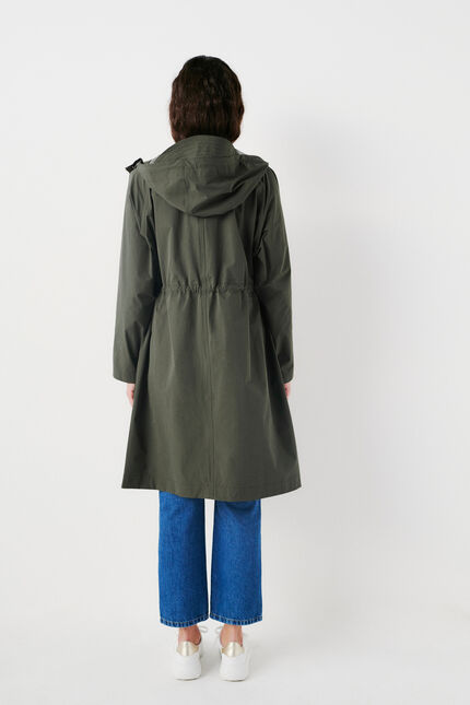 Parka gold vert kaki femme
