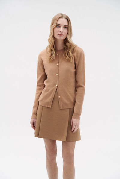 cardigan harold camel femme