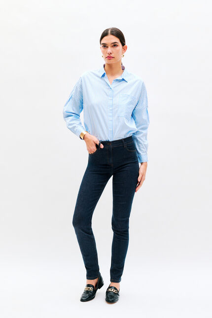 Pantalon tom b denim double stone femme