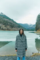 Genie coat dark grey woman