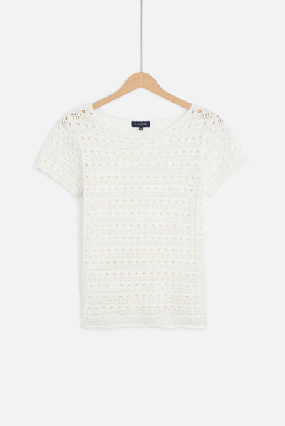 pull malo ivoire femme