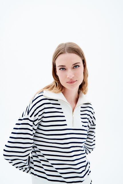 Sudadera tleandro azul marino mujer