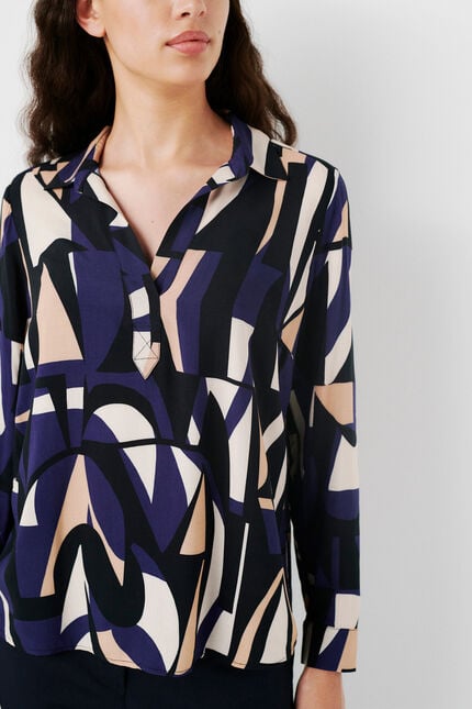 Blouse lovely2 bleu marine femme