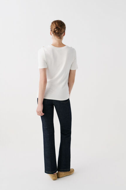 T-shirt tleoni blanc femme