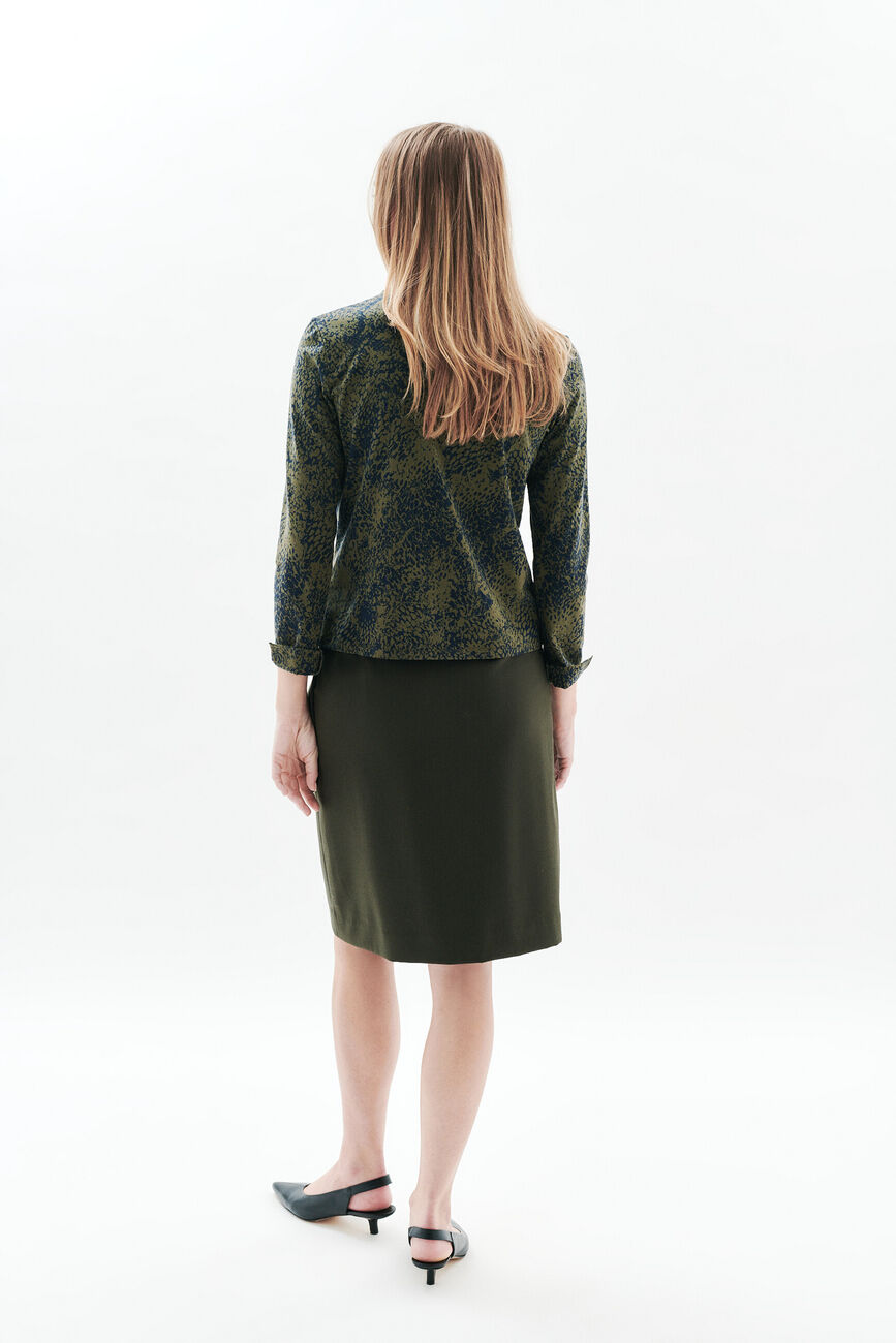 T-shirt Tanoushka2 vert kaki femme