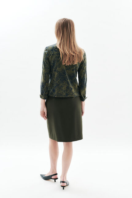 T-shirt Tanoushka2 vert kaki femme