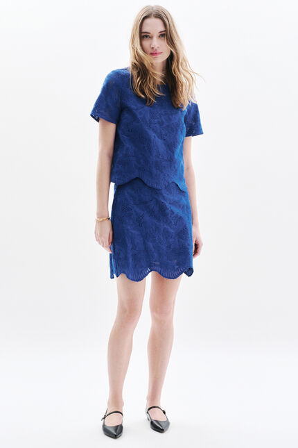 Jupe Jcalvie bleu roi femme