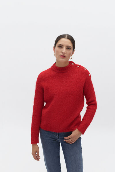pull grace rouge femme