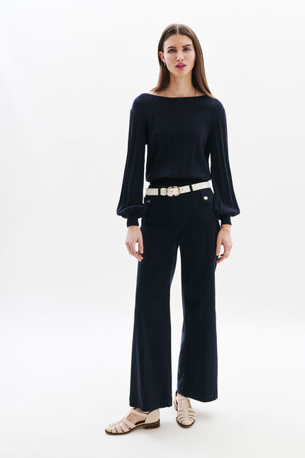 Trui Mvirginia marineblauw vrouw