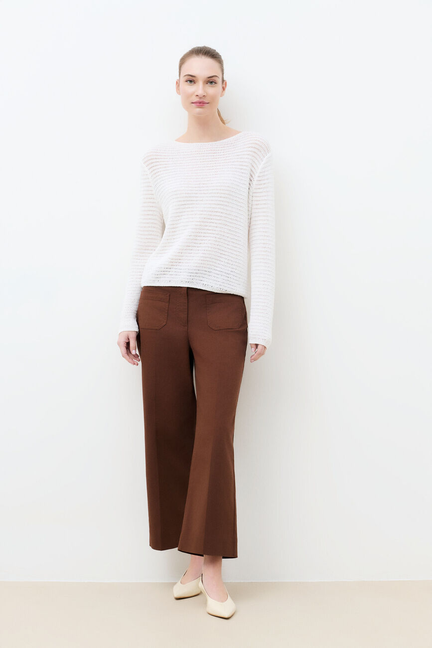 Pull Maldives blanc femme