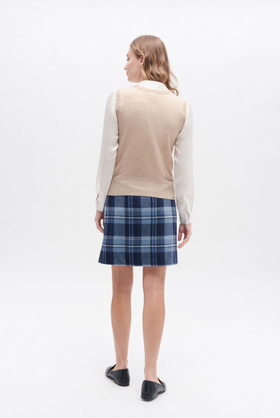 malha ilona beige mulher