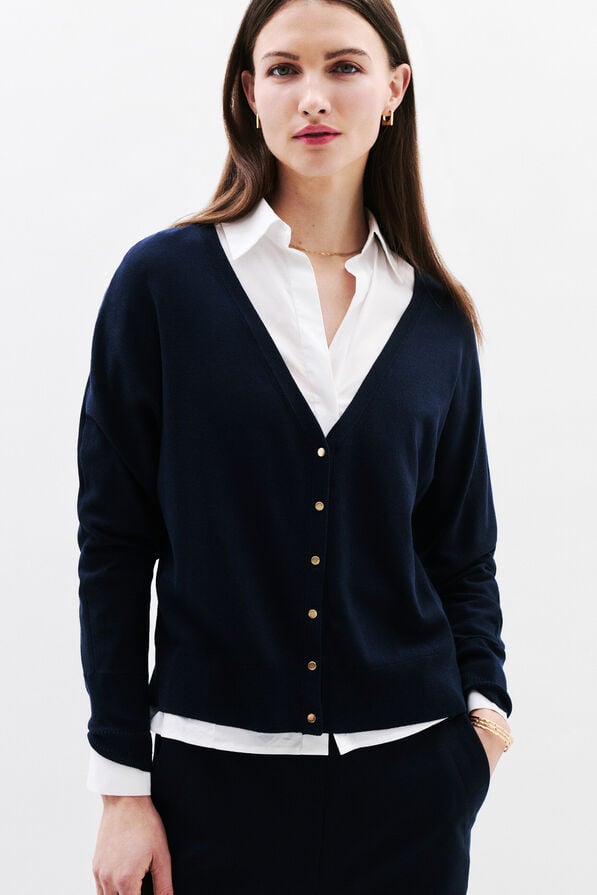 mlexia vest marineblauw vrouw mlexia Vest marineblauw vrouw