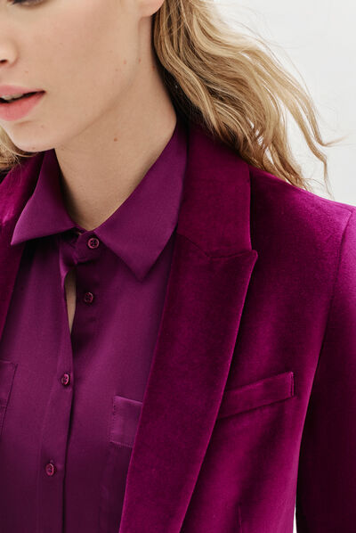 blazer aurora prune femme