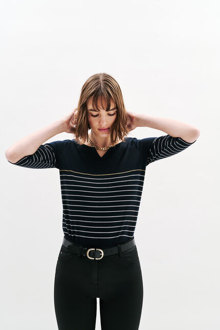 T-shir Tolympia blu navy donna