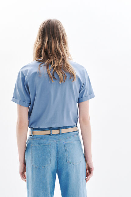 T-shirt Tsorrento blau grau damen