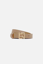 Lora belt beige woman
