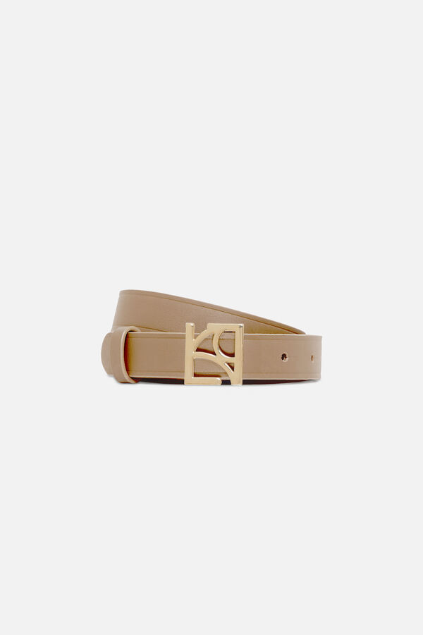 Ceinture Lora beige femme