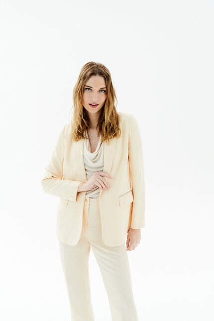 Veste volute creme femme